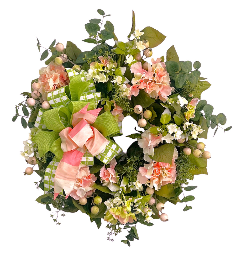 Peaches and Cream Wreath/ENG391