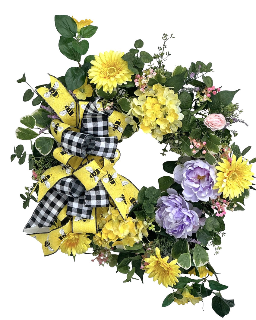 Spring Flower Wreath/ENG396