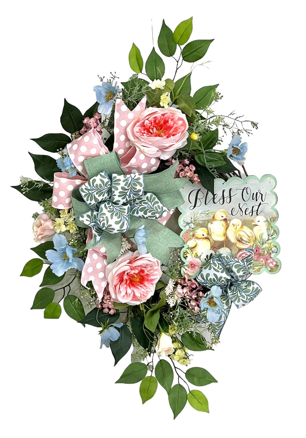 Bless The Nest Spring Wreath/EAS101