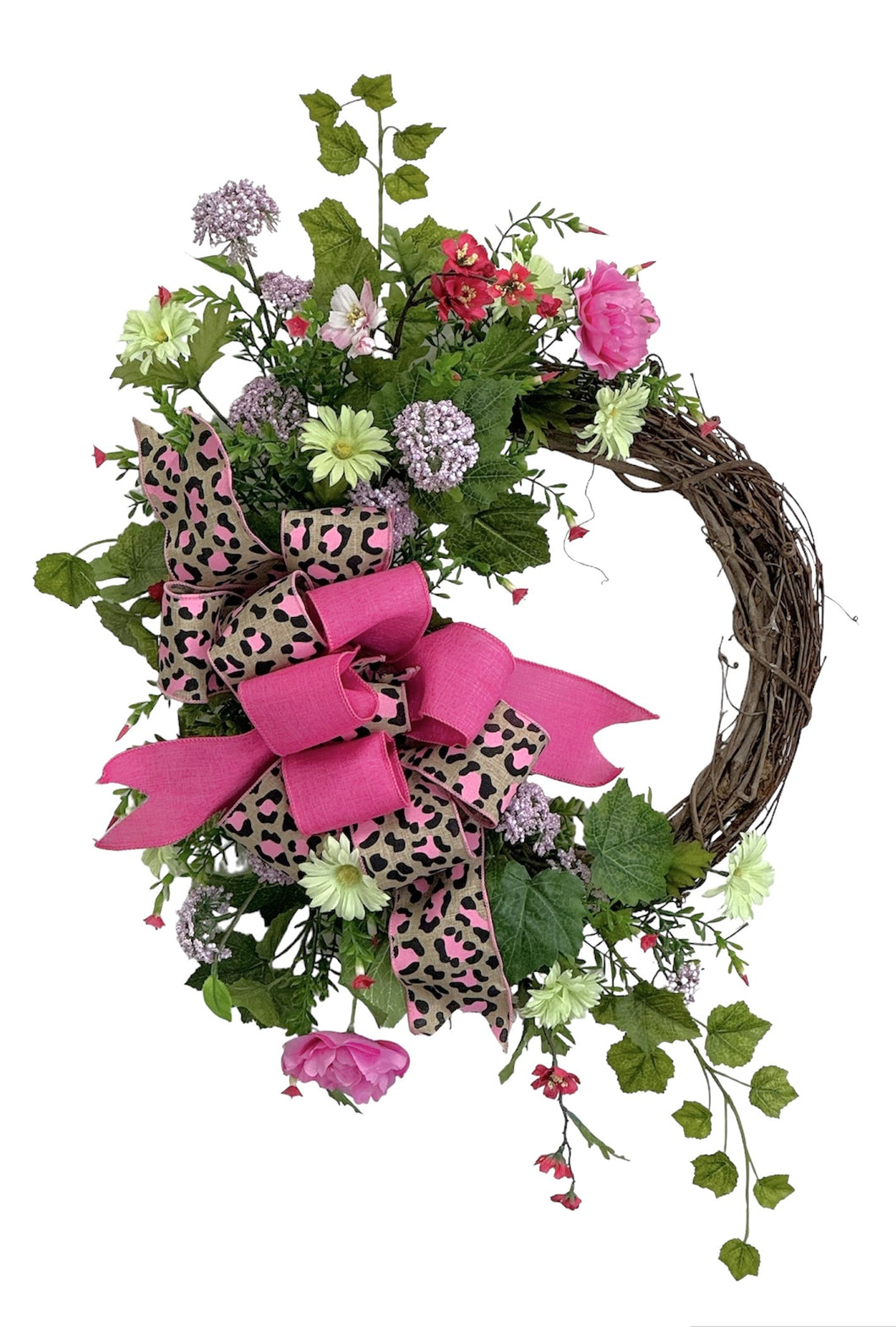 Leopard Fun Summer Wreath/Val97