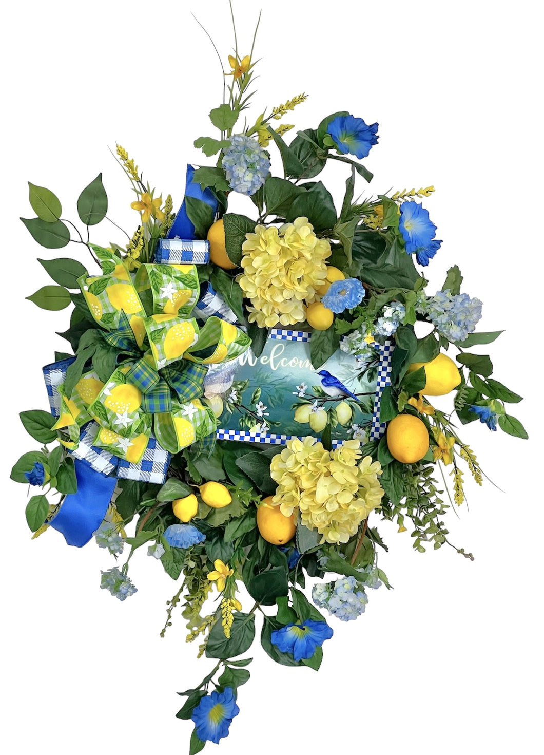Morning Glory and Lemon Wreath/ENG372