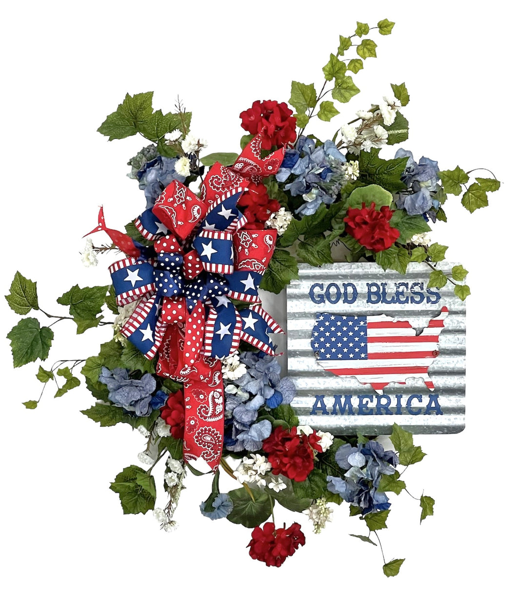 God Bless America Wreath/AMC70