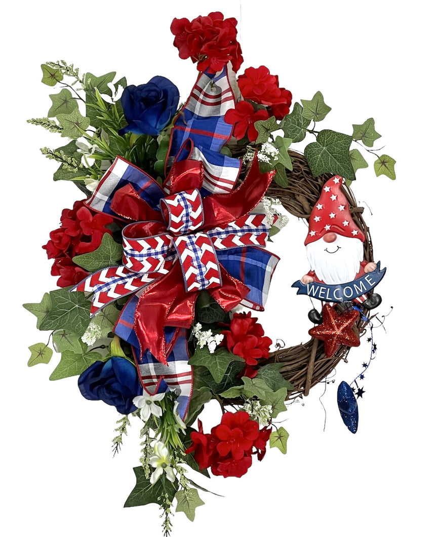 Americana Gnome Wreath/AMC74