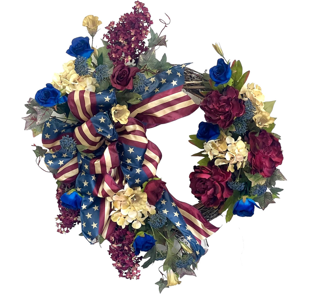 Vintage Inspired American Wreath/AMC76