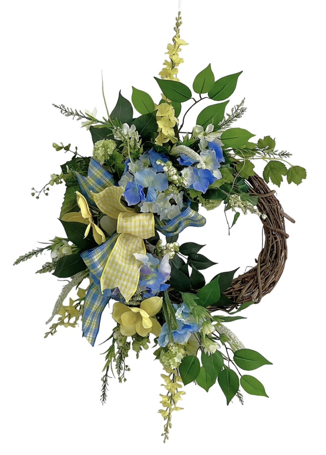 White and Blue Wreath/ENG348