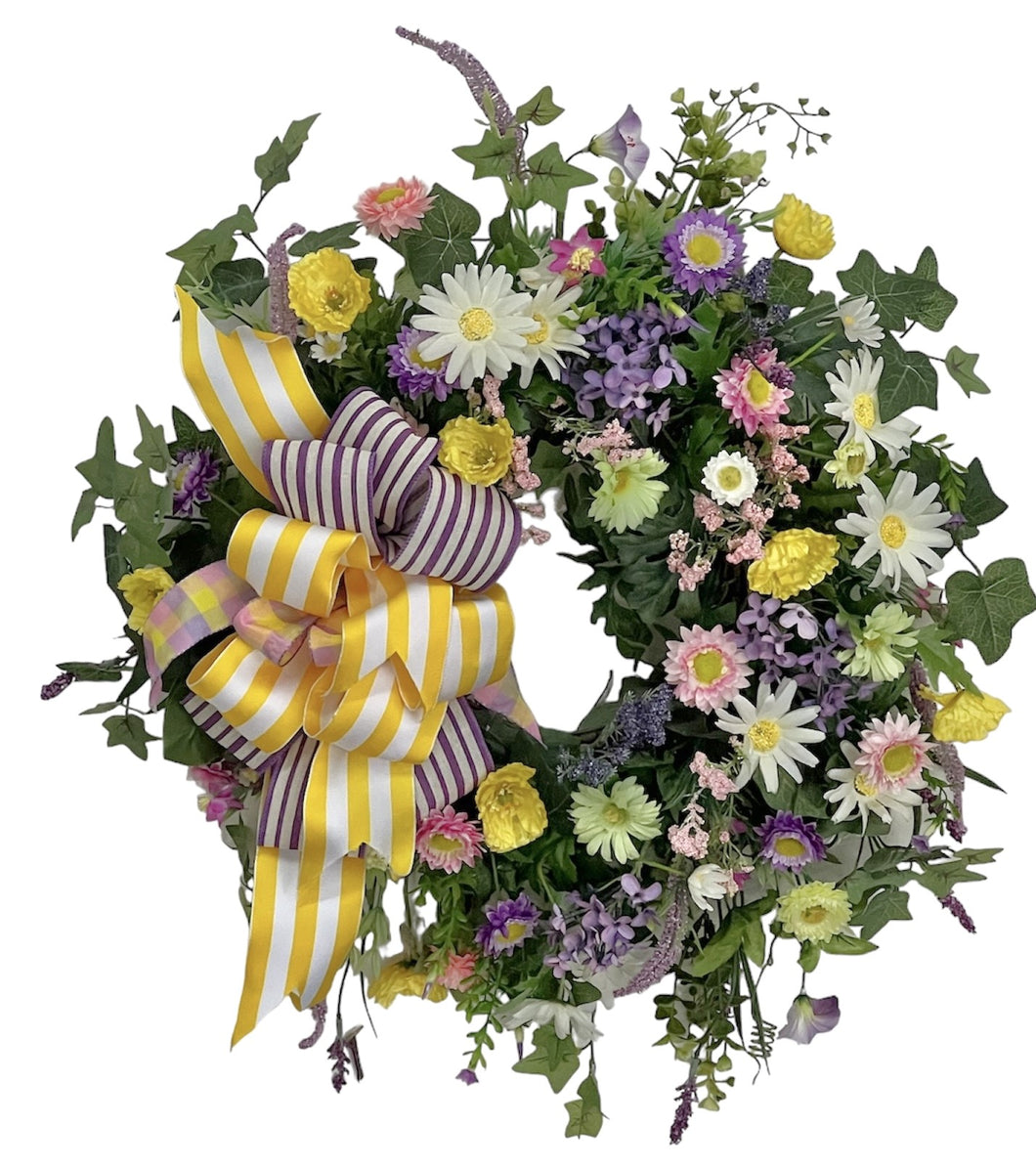 Whimsical Wildflower Wreath/ENG376