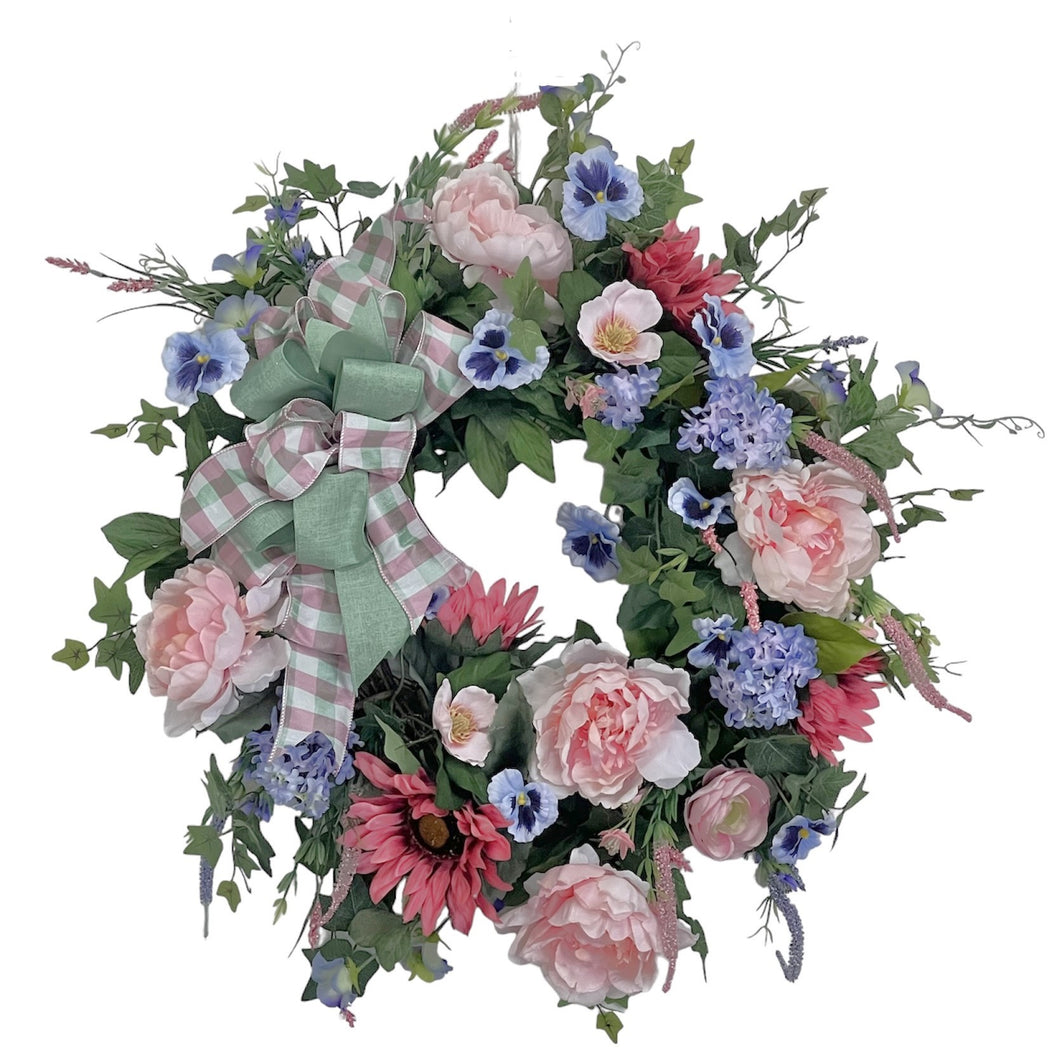 Pastel Garden Wreath/ENG380