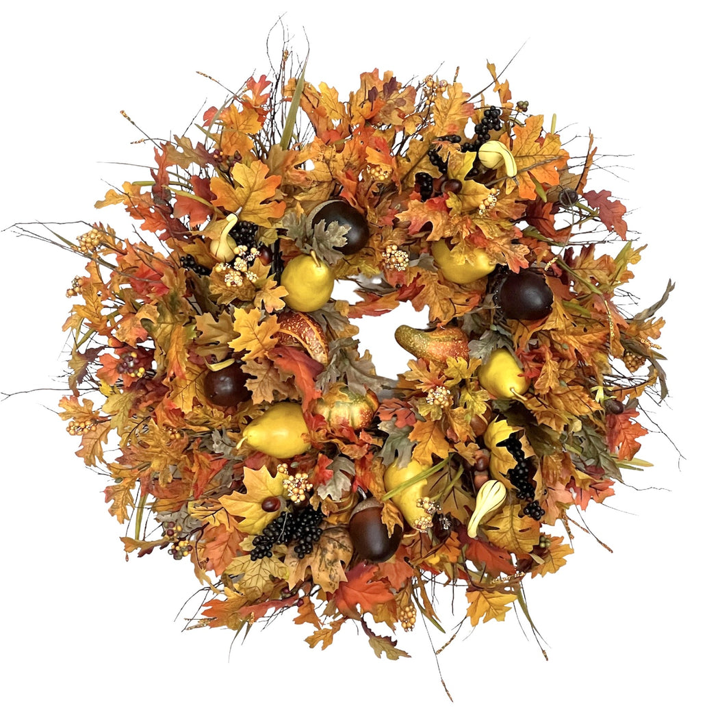 Fall Medley Wreath/HARV265