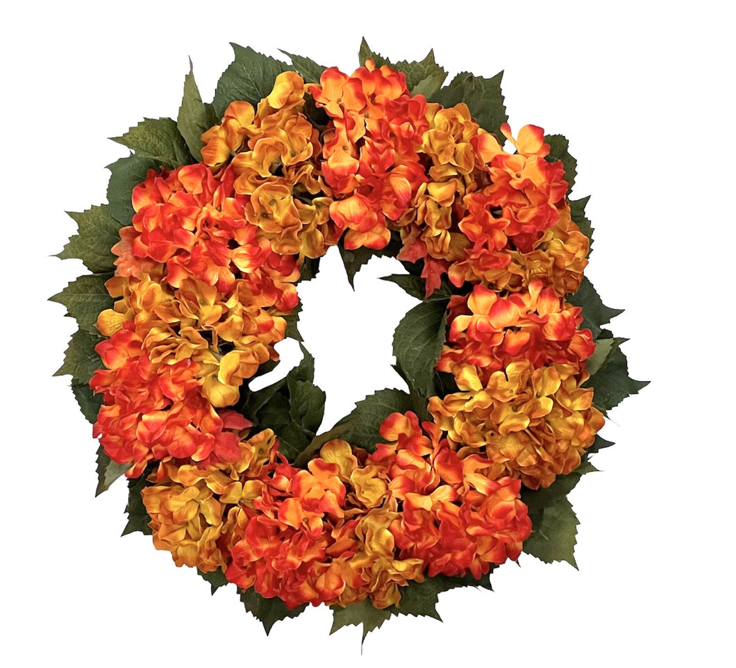 Fall Hydrangea Wreath/HARV270