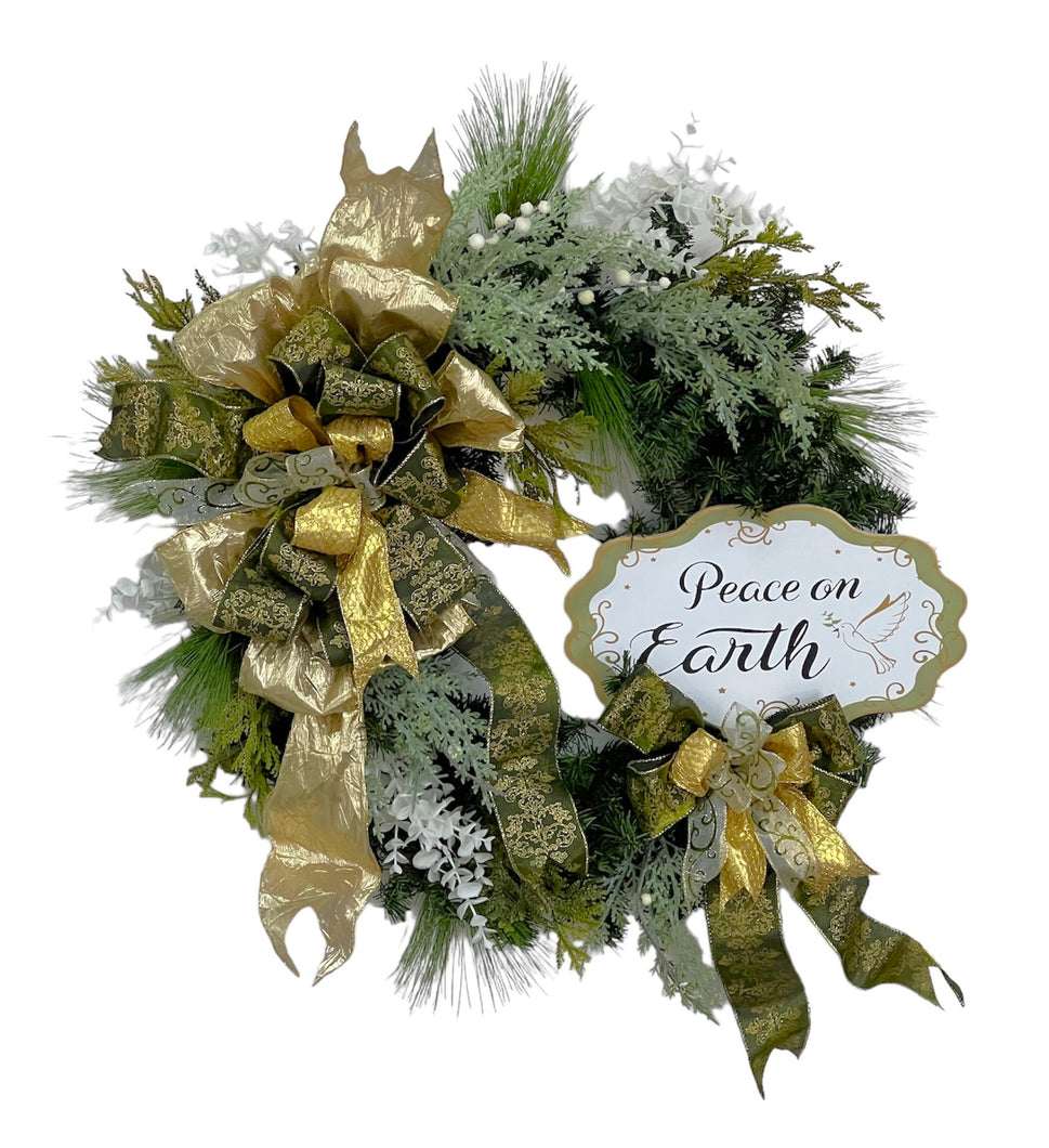 Peace on Earth Holiday Wreath/HOL176