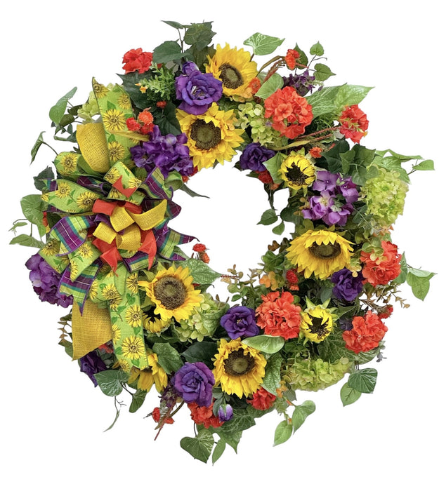 Sunflower Indian Summer Wreath/IS29