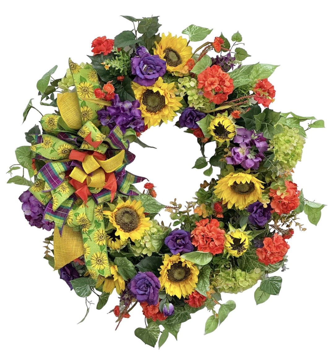 Sunflower Indian Summer Wreath/IS29