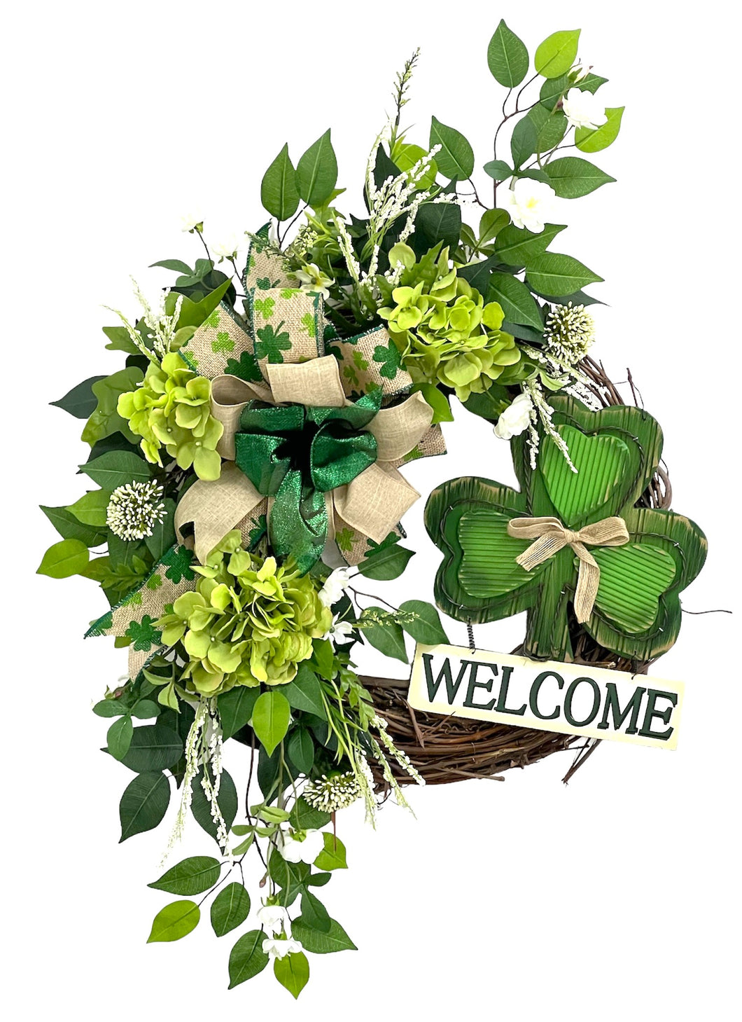 Welcome shamrock Wreath/STP02