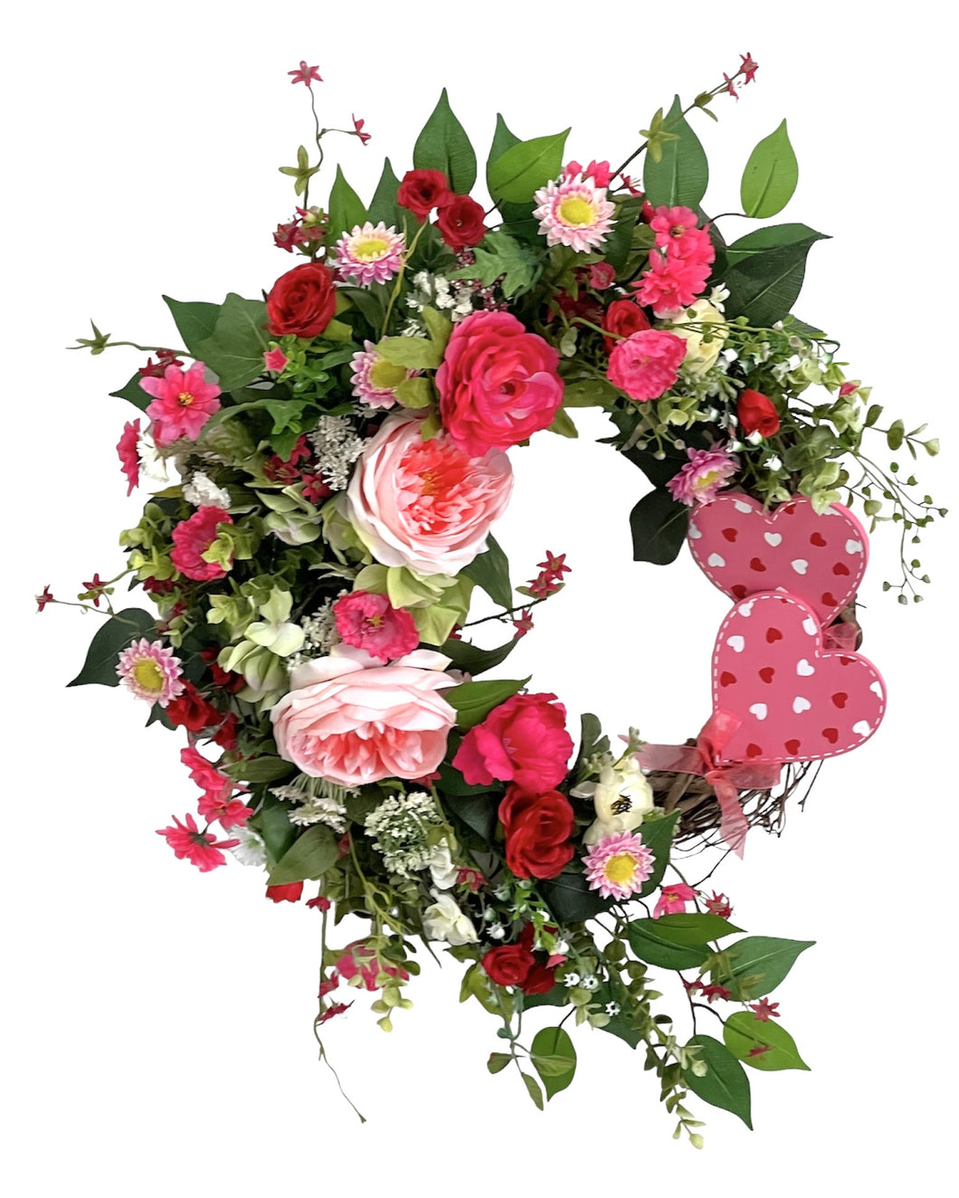 Garden Mix Valentine Wreath/VAL126