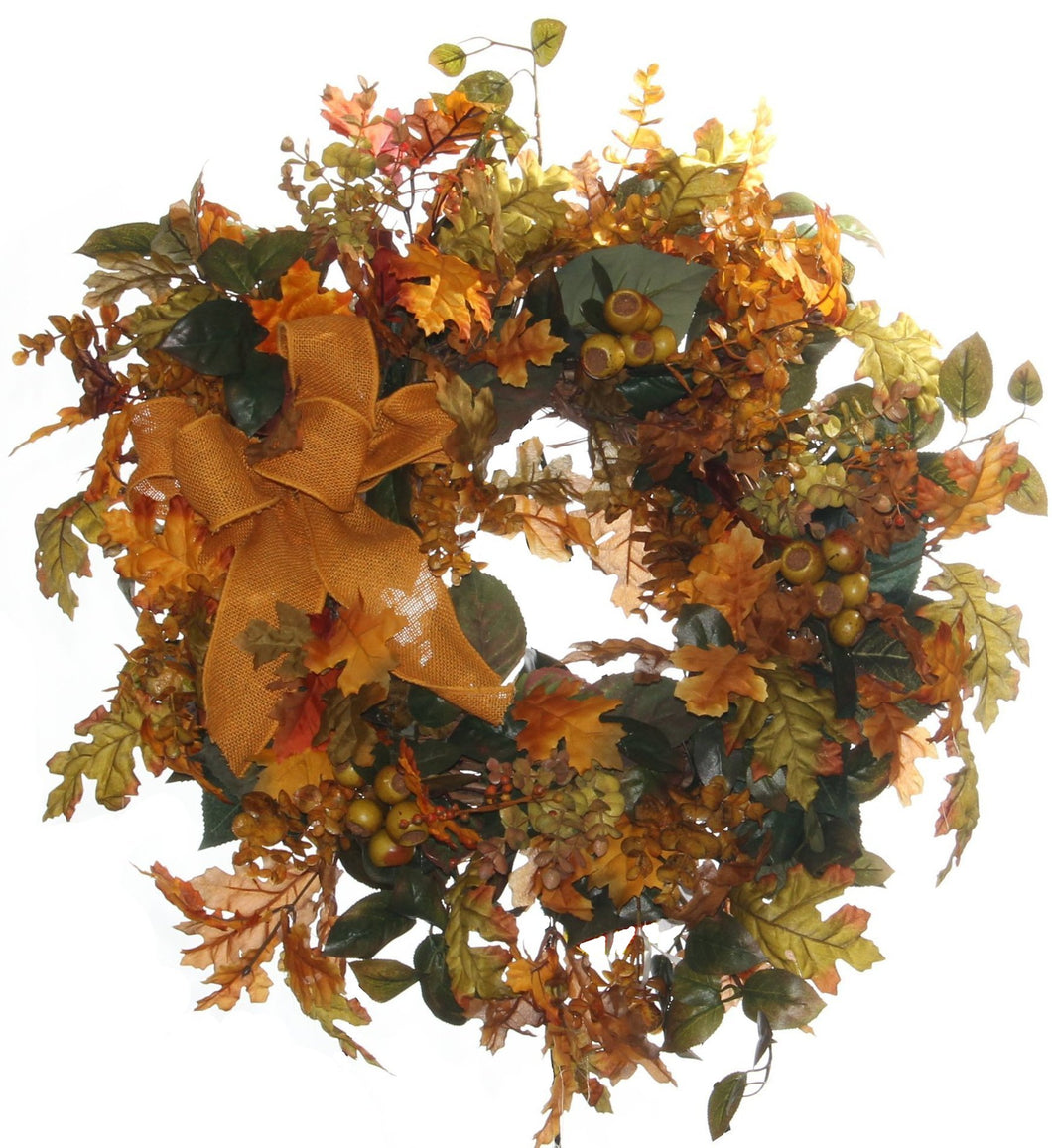 Fall Harvest Wreath/HARV03 - April's Garden