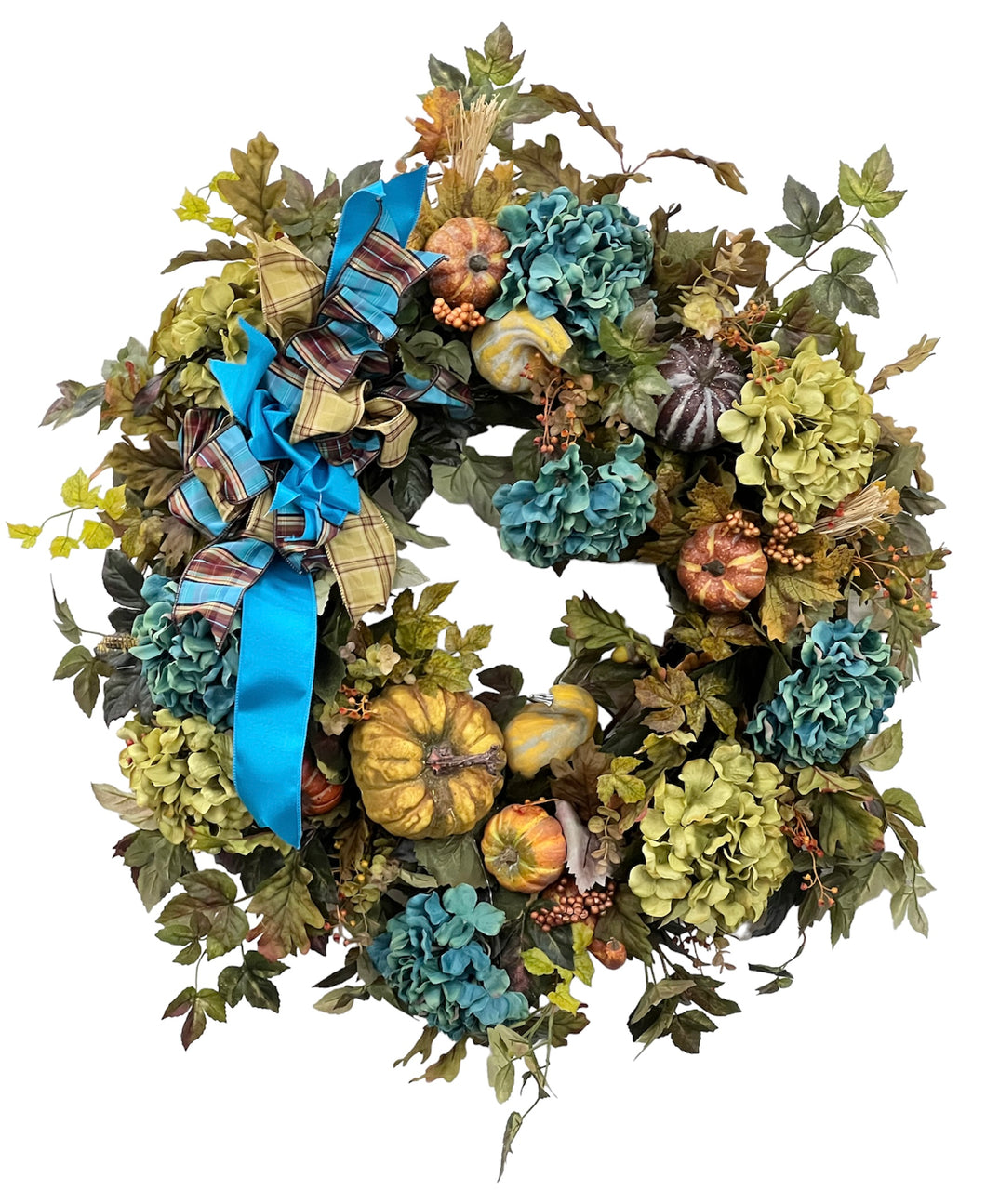 Sage and Teal Fall Wreath/Harv92