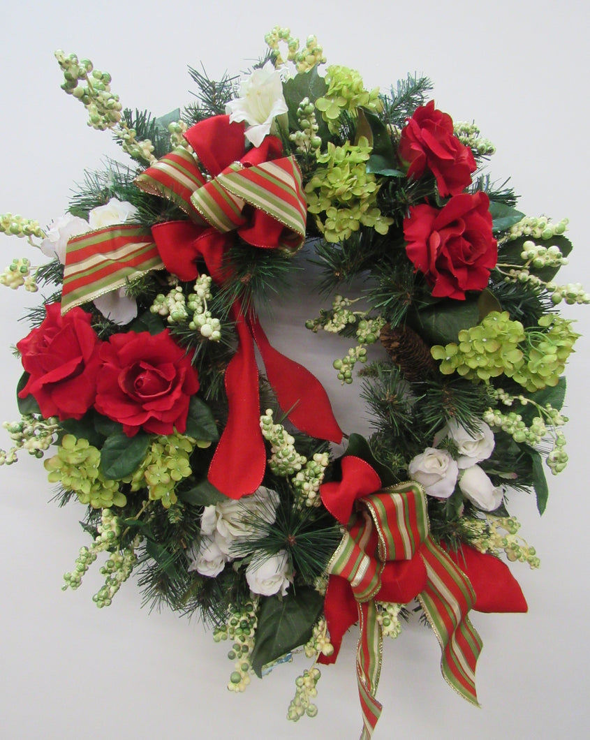 Gallery/ Hol111 - April's Garden Wreath