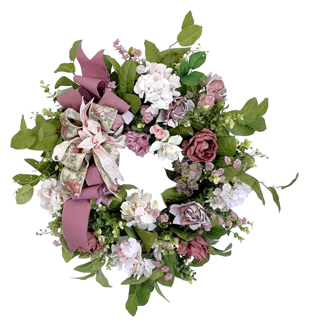 Blush and Mauve Romance Wreath /ROM61