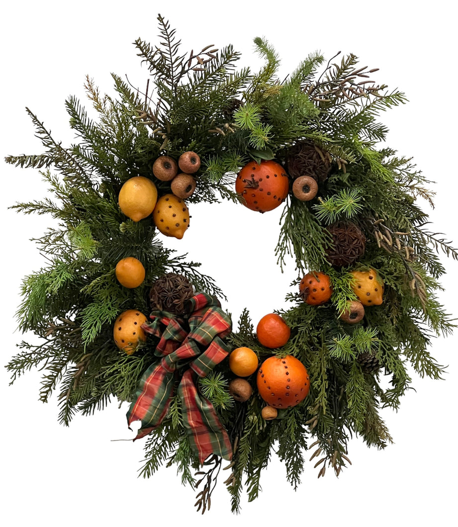 Colonial Inspired Transitional Wreath/Trans10 - April's Garden
