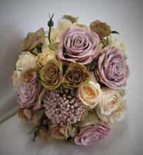 Lavender and Blush Silk Floral Bridal Bouquet/BB08 - April's Garden Wreath