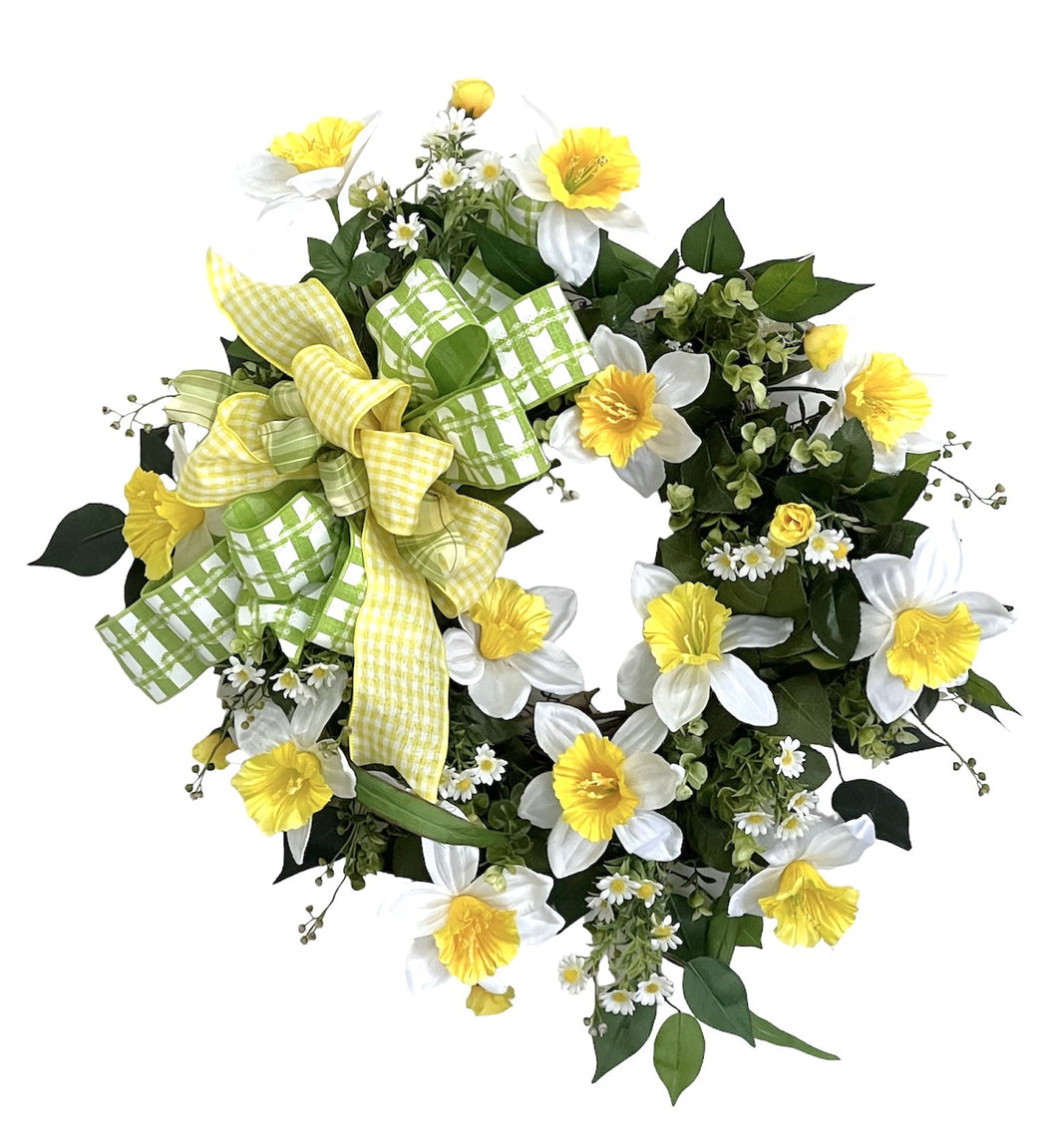 Daffodil Spring Wreath/ENG364