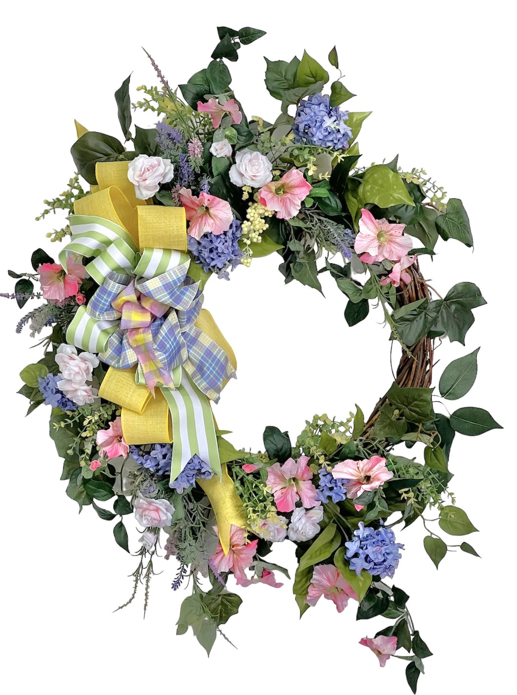 Pretty Pastel Spring Wreath/ENG375
