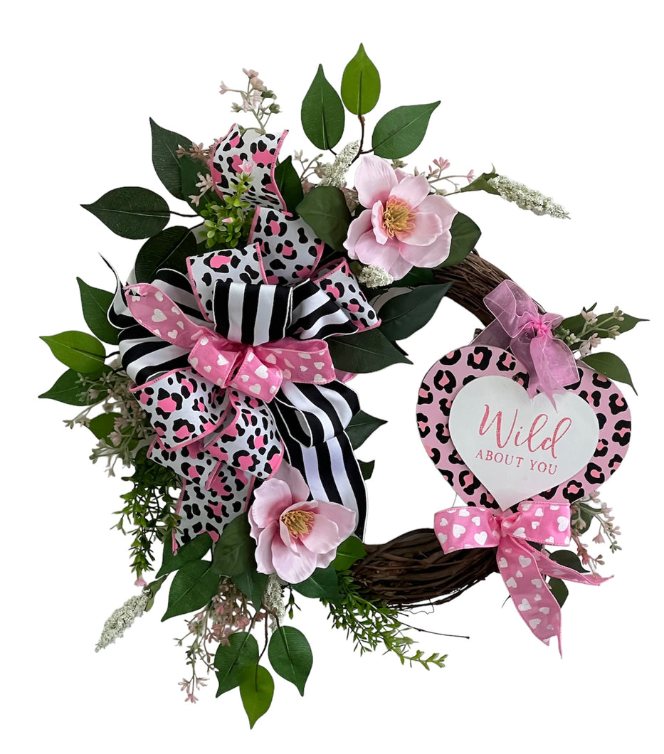 Wild About You Valentine's Day Wreath/Val96