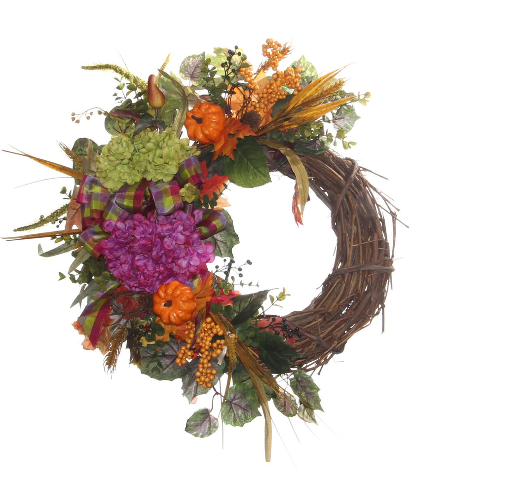 Crescent - Fall Harvest Wreath/HARV23 - April's Garden
