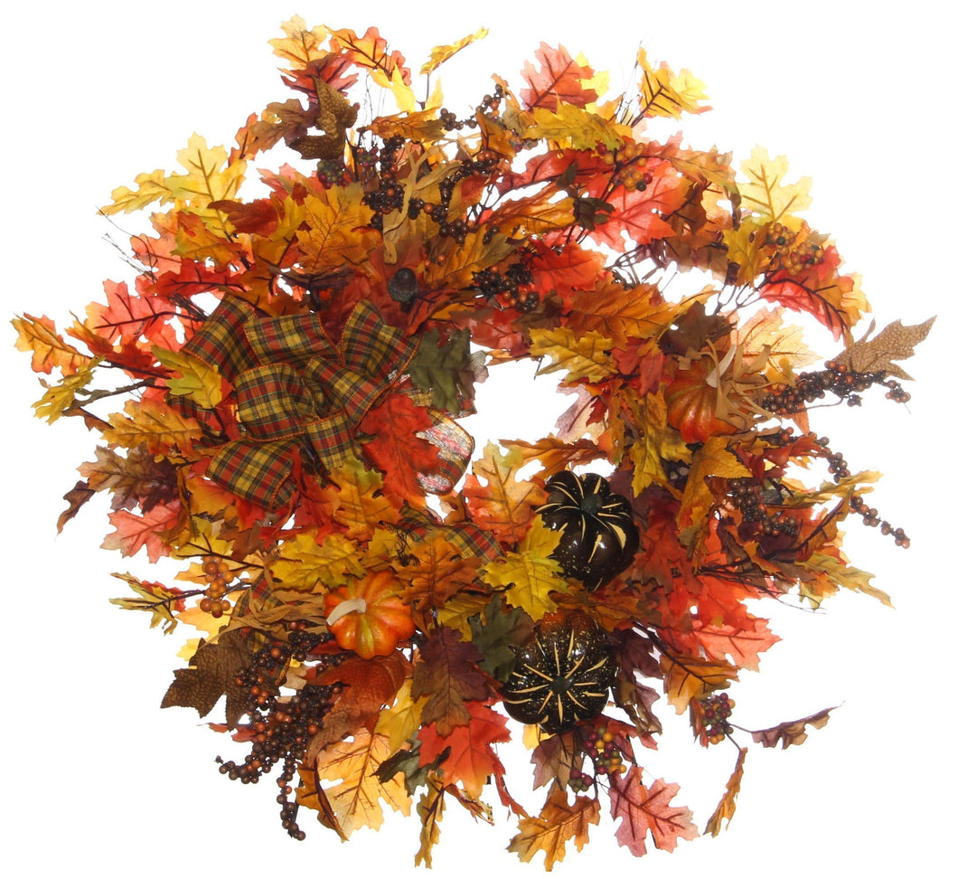 Fall Harvest Wreath/HARV42 - April's Garden