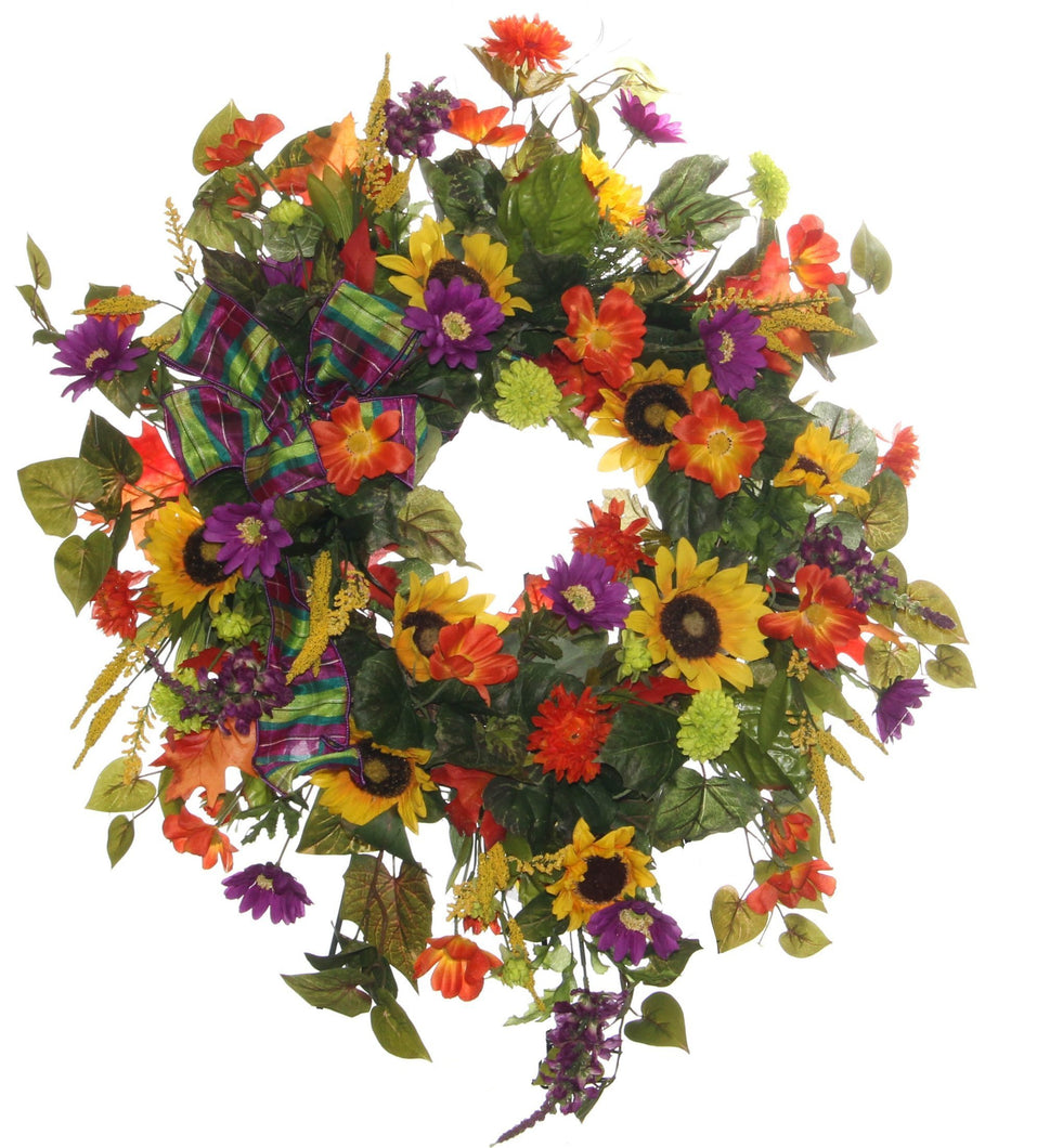 Fall Harvest Wreath/HARV30 - April's Garden