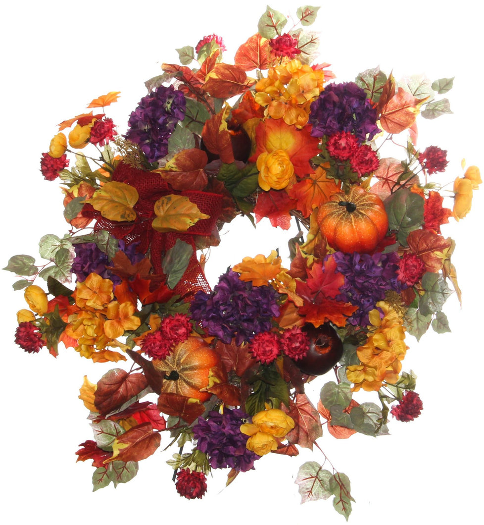 Fall Harvest Wreath/HARV07 - April's Garden