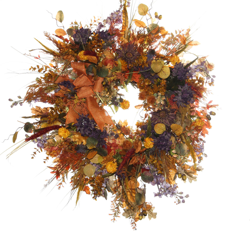 Fall Harvest Wreath/HARV28 - April's Garden
