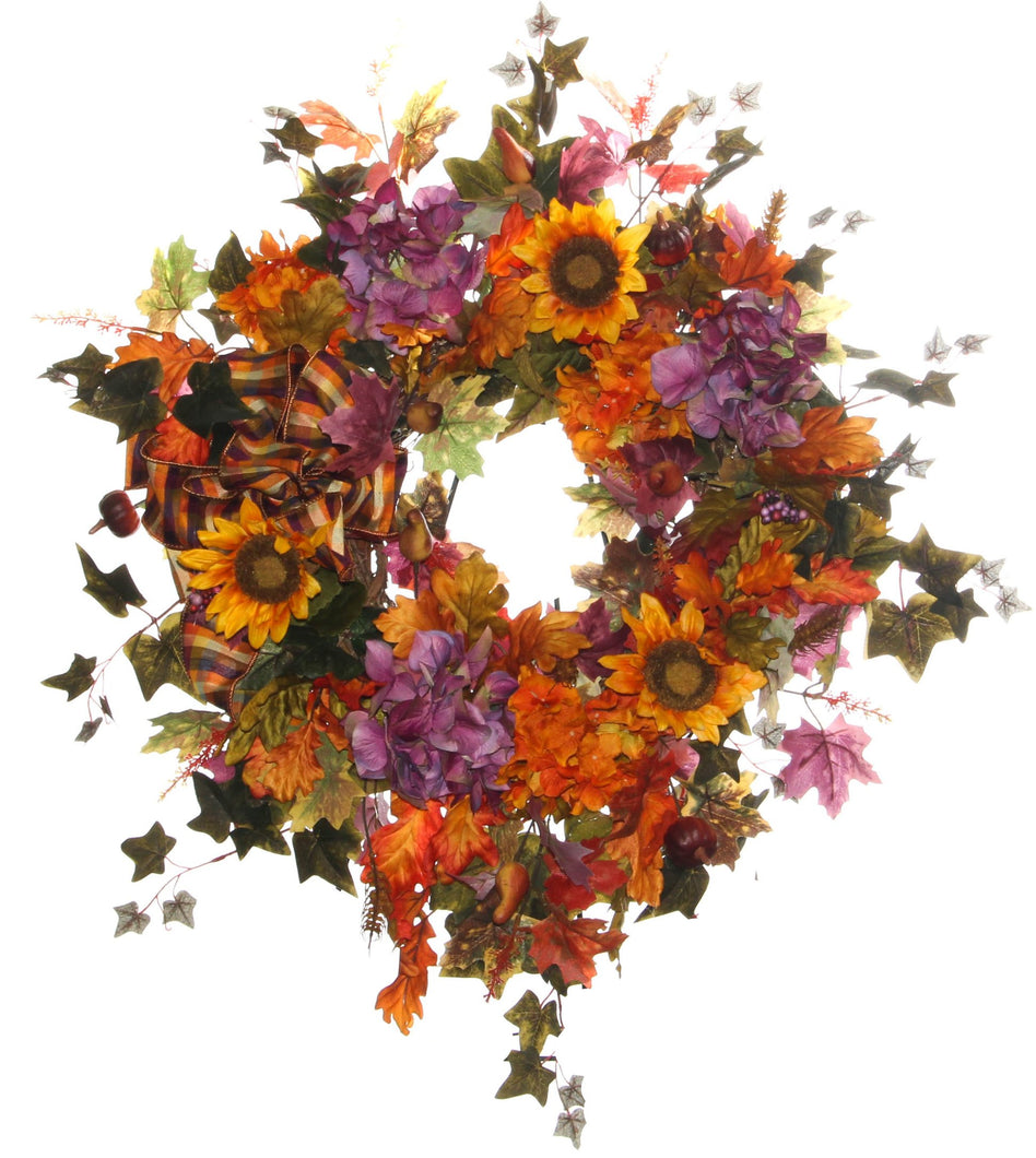 Fall Harvest Wreath/HARV06 - April's Garden