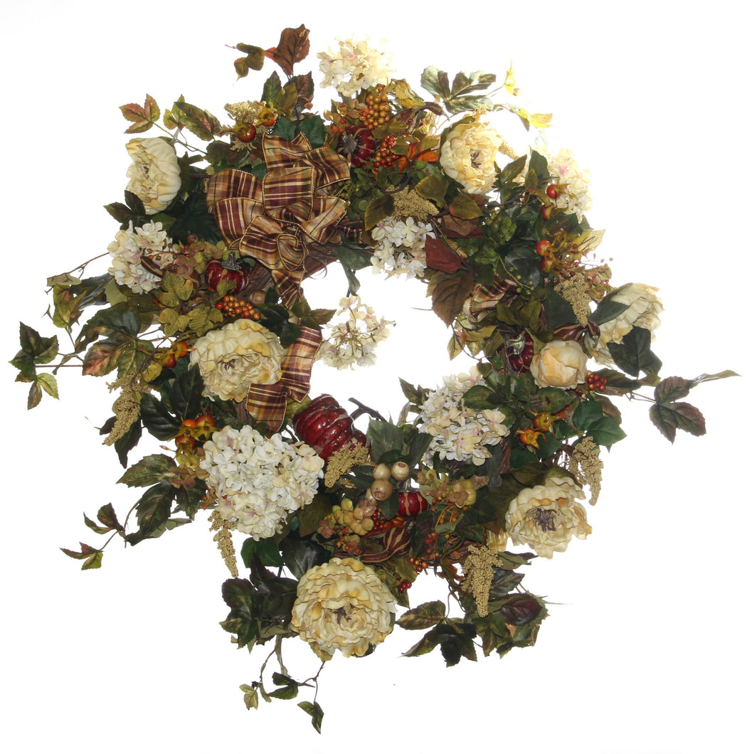 Fall Harvest Wreath/HARV27 - April's Garden