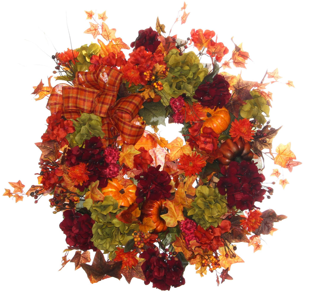 Fall Harvest Wreath/HARV34 - April's Garden